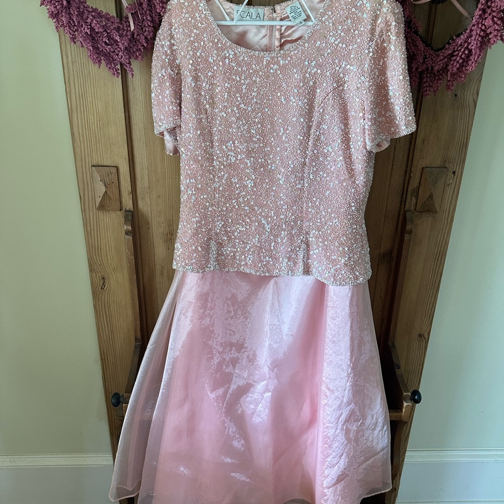 Pink Sequin Dress